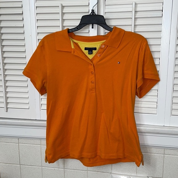 Tommy Hilfiger Tops - Tommy Hilfiger tigger orange polo